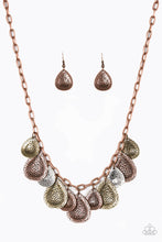 Load image into Gallery viewer, Storm Goddess - Copper Necklace Paparazzi