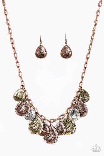 Storm Goddess - Copper Necklace Paparazzi