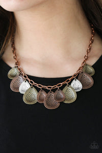 Storm Goddess - Copper Necklace Paparazzi