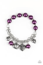 Load image into Gallery viewer, Paparazzi More Amour - Purple - Bracelets - My New Jewelry Box