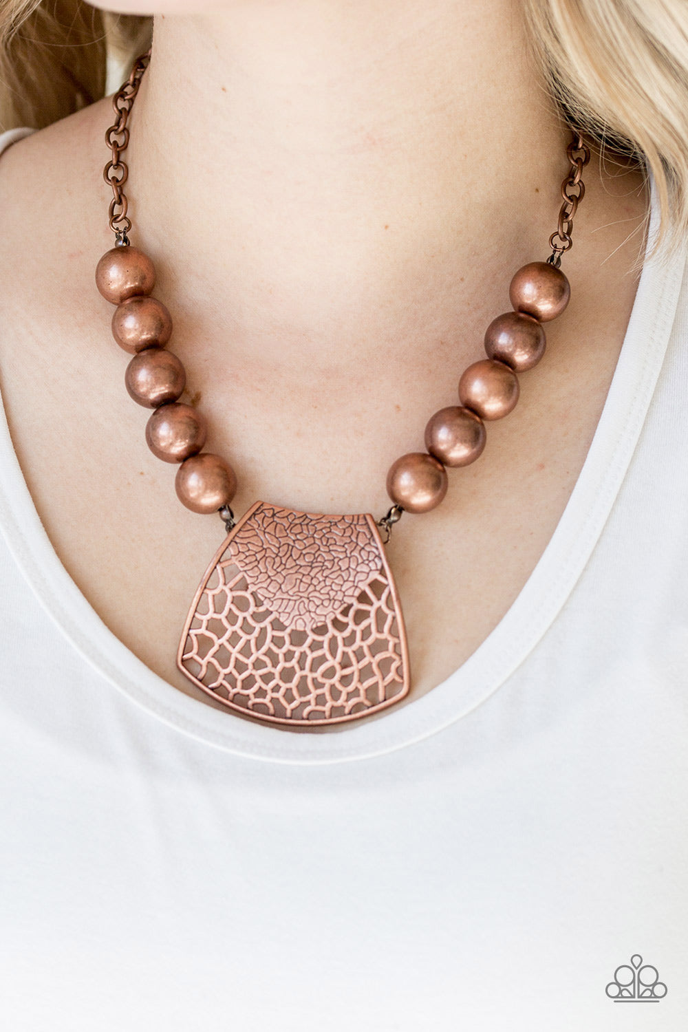 Large and In Charge - Copper Necklace - My New Jewelry Box