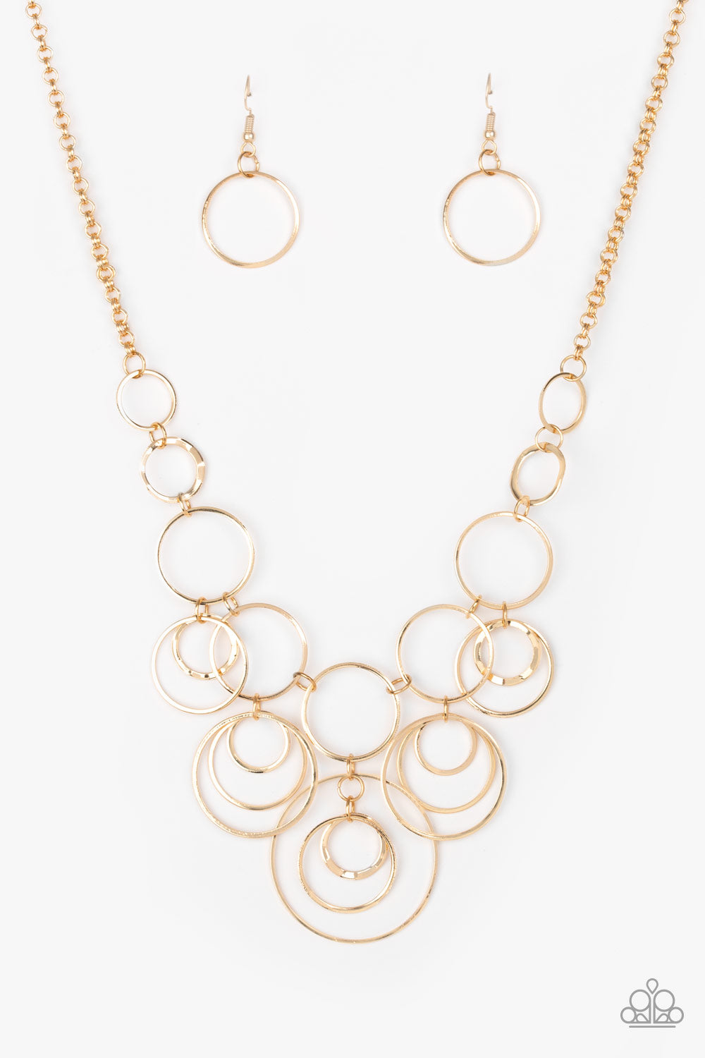 Break the Cycle Gold Paparazzi Necklace