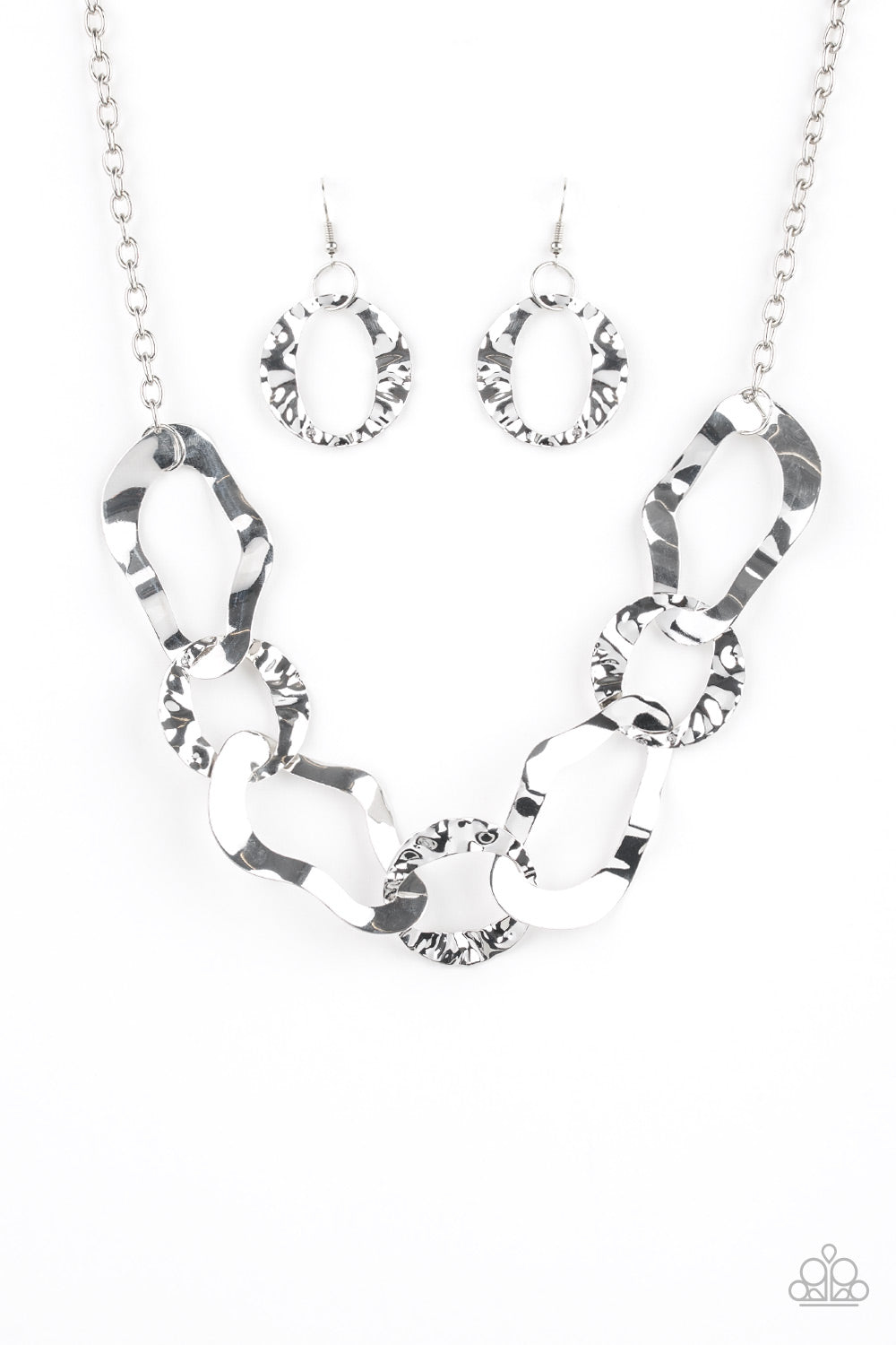 Capital Contour - Silver Necklace