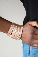 Load image into Gallery viewer, Go-Getter Glamorous - Copper bracelet Paparazzi - My New Jewelry Box