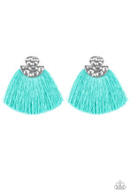 Load image into Gallery viewer, Paparazzi Make Some PLUME - Blue - Earrings - My New Jewelry Box