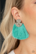 Load image into Gallery viewer, Paparazzi Make Some PLUME - Blue - Earrings - My New Jewelry Box