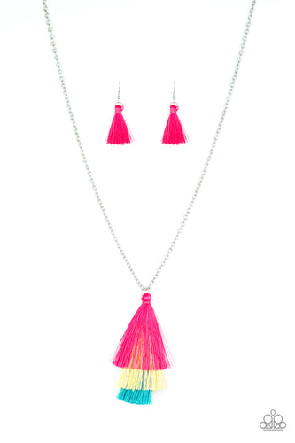 Triple the Tassel - Multi Necklace