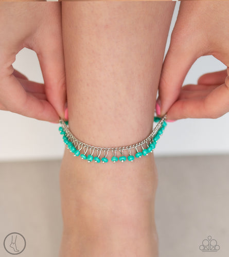 Mermaid Mix - Blue anklet Paparazzi - My New Jewelry Box