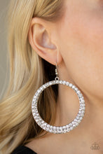 Load image into Gallery viewer, Paparazzi So Demanding - white - Earrings - My New Jewelry Box