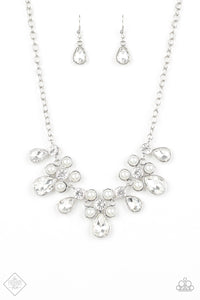 Paparazzi Demurely Debutante - white - Necklaces - My New Jewelry Box