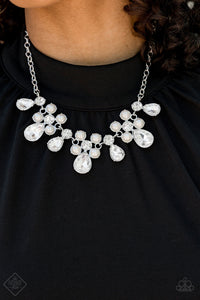 Paparazzi Demurely Debutante - white - Necklaces - My New Jewelry Box