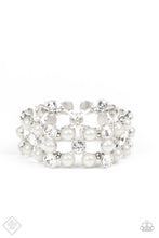 Load image into Gallery viewer, Paparazzi Diamonds and Debutantes - white - Bracelets - My New Jewelry Box