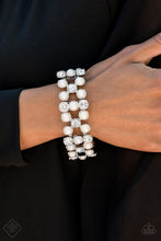 Load image into Gallery viewer, Paparazzi Diamonds and Debutantes - white - Bracelets - My New Jewelry Box