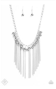 Paparazzi Powerhouse Prowl - silver - Necklaces - My New Jewelry Box