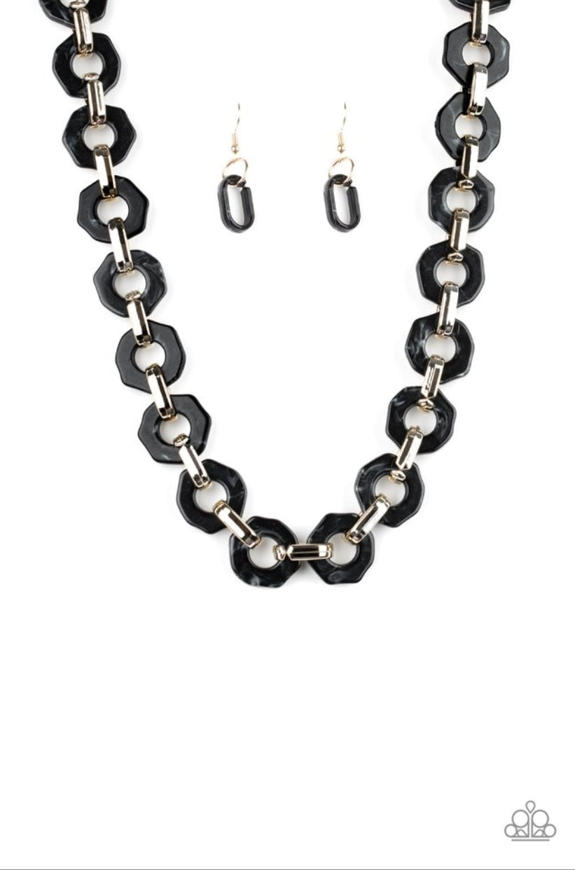 Paparazzi Fashionista Fever - black - Necklaces - My New Jewelry Box