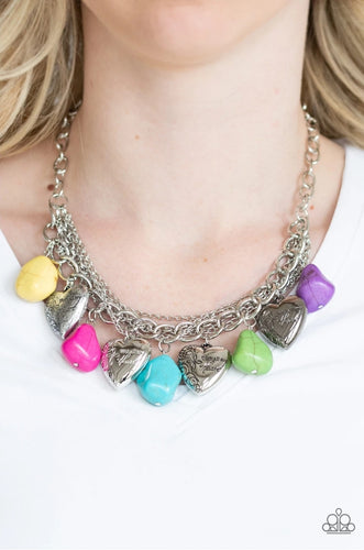 Paparazzi Change of Heart - Multi - Necklaces - My New Jewelry Box