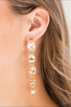 Load image into Gallery viewer, Red Carpet Radiance - Gold Earrings Paparazzi