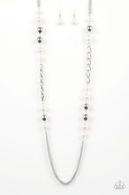 Load image into Gallery viewer, All Dressed UPTOWN  and Uptown Talker White Bracelet and Necklace Paparazzi