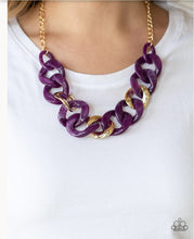 Load image into Gallery viewer, I Have a HAUTE Date purple necklace Paparazzi