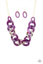 Load image into Gallery viewer, I Have a HAUTE Date purple necklace Paparazzi