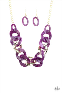 I Have a HAUTE Date purple necklace Paparazzi