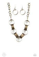 Load image into Gallery viewer, Big Hit brass necklace - paparazzi